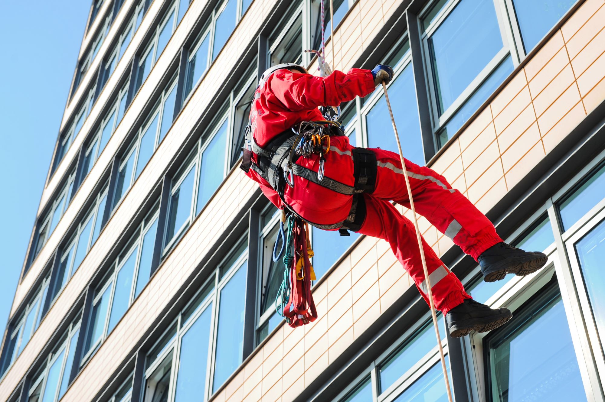 Höhenrettung der Feuerwehr